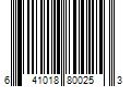 Barcode Image for UPC code 641018800253