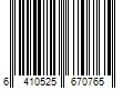 Barcode Image for UPC code 6410525670765