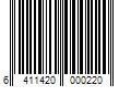 Barcode Image for UPC code 6411420000220