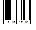 Barcode Image for UPC code 6411501111234