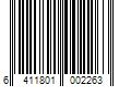 Barcode Image for UPC code 6411801002263