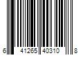 Barcode Image for UPC code 641265403108