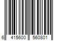 Barcode Image for UPC code 6415600560801