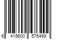 Barcode Image for UPC code 6415600576499