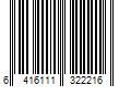 Barcode Image for UPC code 6416111322216