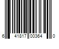 Barcode Image for UPC code 641817003640