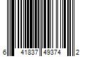 Barcode Image for UPC code 641837493742