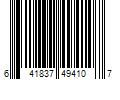 Barcode Image for UPC code 641837494107