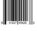 Barcode Image for UPC code 641837494268