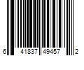 Barcode Image for UPC code 641837494572