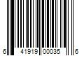 Barcode Image for UPC code 641919000356