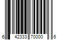 Barcode Image for UPC code 642333700006