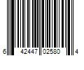 Barcode Image for UPC code 642447025804