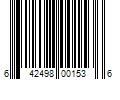 Barcode Image for UPC code 642498001536