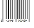 Barcode Image for UPC code 6424981000059