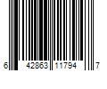 Barcode Image for UPC code 642863117947