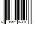 Barcode Image for UPC code 643126074007