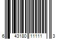 Barcode Image for UPC code 643180111113. Product Name: Divaderme Divaderme Lashextender II 9ml Transparent Wimpernserum Damen