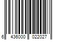 Barcode Image for UPC code 6436000022027