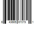 Barcode Image for UPC code 643665670791