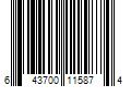 Barcode Image for UPC code 643700115874