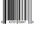 Barcode Image for UPC code 643781536476