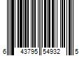 Barcode Image for UPC code 643795549325