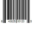 Barcode Image for UPC code 643825001205