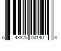 Barcode Image for UPC code 643825001403