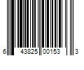 Barcode Image for UPC code 643825001533