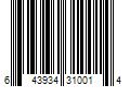 Barcode Image for UPC code 643934310014