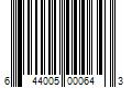 Barcode Image for UPC code 644005000643