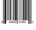 Barcode Image for UPC code 644506375400