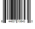 Barcode Image for UPC code 644637106430