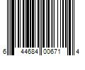 Barcode Image for UPC code 644684006714