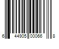 Barcode Image for UPC code 644905000668