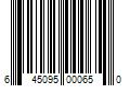 Barcode Image for UPC code 645095000650