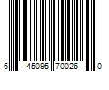 Barcode Image for UPC code 645095700260