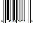 Barcode Image for UPC code 645125000278