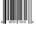 Barcode Image for UPC code 645781143166