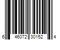 Barcode Image for UPC code 646072301524