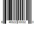 Barcode Image for UPC code 646322000320