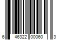 Barcode Image for UPC code 646322000603