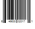 Barcode Image for UPC code 646630020171. Product Name: Sexy Hair Strong Strengthening Shampoo - 33.8 oz., One Size
