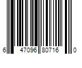 Barcode Image for UPC code 647096807160