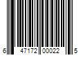 Barcode Image for UPC code 647172000225