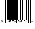 Barcode Image for UPC code 647268042160