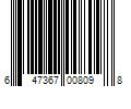 Barcode Image for UPC code 647367008098