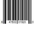 Barcode Image for UPC code 647533019200