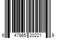 Barcode Image for UPC code 647865202219